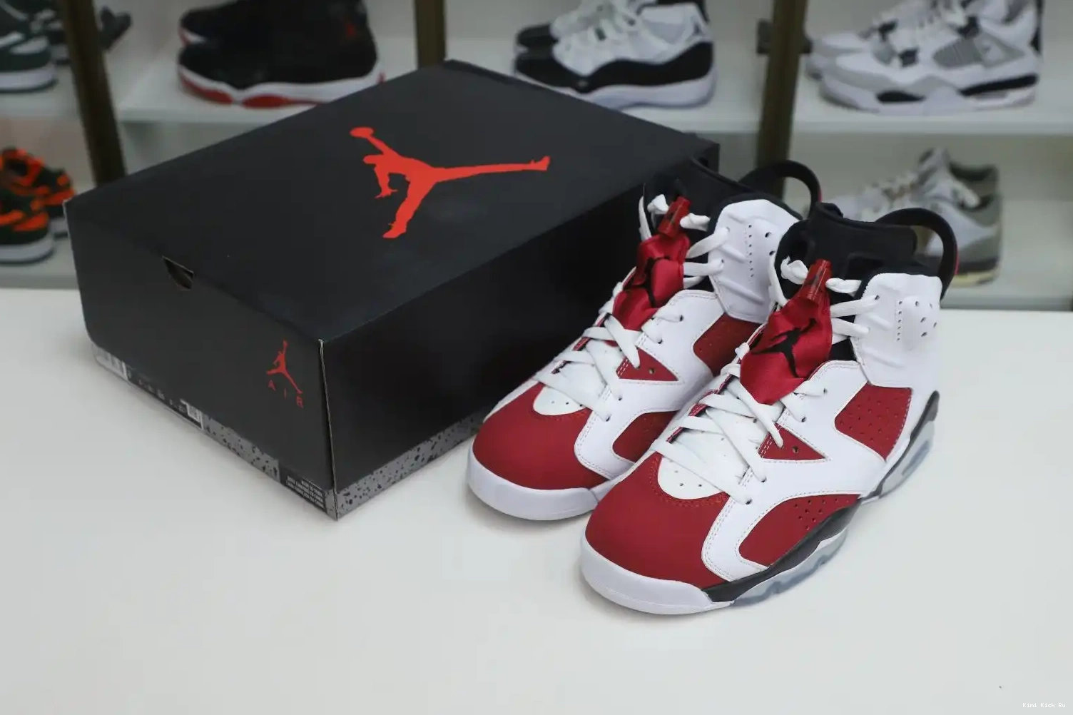 RETRO AIR JORDAN 2021 'CARMINE' 6 Kimikick OG 0706